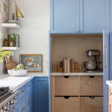 French Blue Kitchen