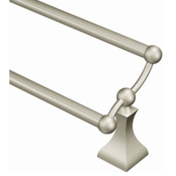 Moen DN8322BN 24" Double Towel Bar from the Retreat Collection
