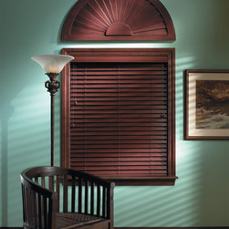 Graber 2" Traditions Wood Blinds in Dark Cherry - Window Blinds