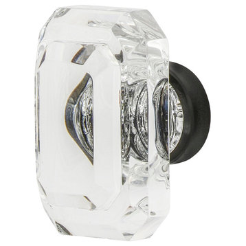 Baguette Cut Crystal 1 3/4" Cabinet Knob in Timeless Bronze