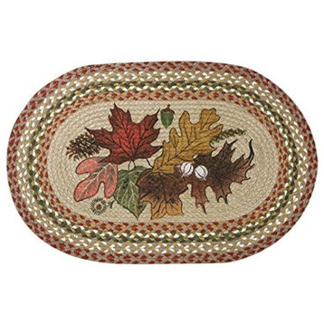 Op 24 Autumn Leaves Oval Patch 20"X30"