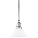 Generation Lighting Collection - Sea Gull Lighting 1-Light Sussex Mini-Pendant, Brushed Nickel - Blubs Not Included