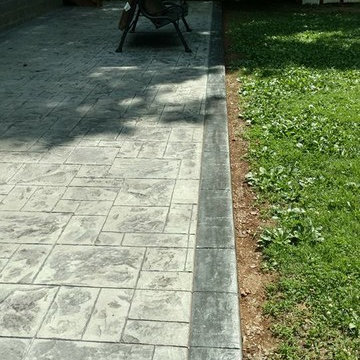 John- Wood deck and stamped concrete patio and more