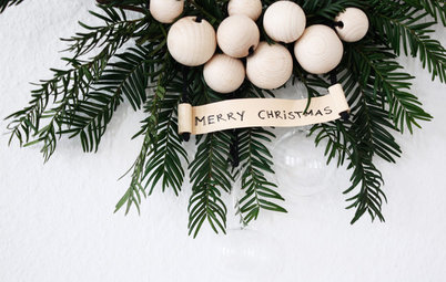 DIY Projects: A Beautifully Simple Christmas Wreath