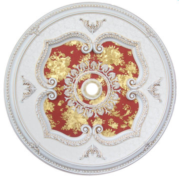 Artistry Lighting, Round 43" Antique White Ceiling Medallion (ART11-F1-094)