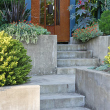 Backyard, terrace, stairs, outdoor spaces