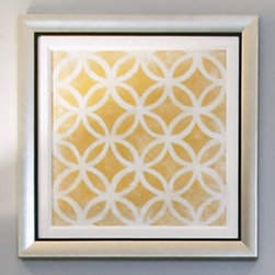 Symmetry Framed Art &ndash; Yellow | Pulp Home - Artwork