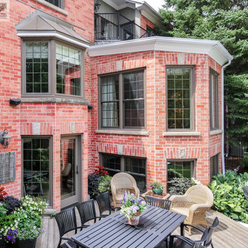 New Brown Windows in Amazing House - Renewal by Andersen Greater Toronto & Ottaw