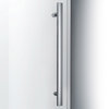 Enigma Air 34.75" x 48.375" Sliding Shower Enclosure, Polished Stainless Steel