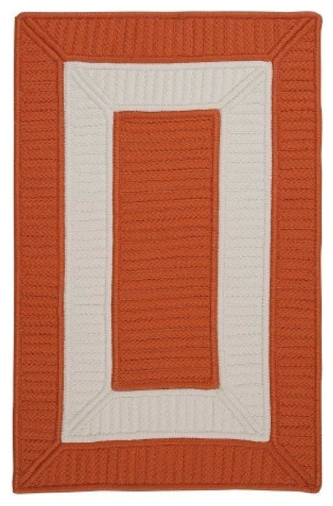 Colonial Mills Rope Walk CB93 Rust Indoor/Outdoor Area Rug, 2'x4 ...