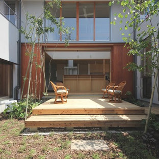 他の地域のアジアンスタイルのおしゃれなデッキの写真