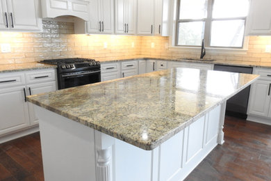 Inspiration for a transitional kitchen remodel in Other