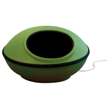 K&H Pet Products Thermo-Mod Dream Pod Large Green/Black 22"x22"x11.5"