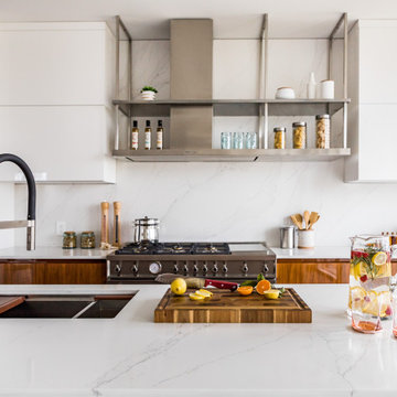 A Mid-Century Modern Kitchen by Cabinet Plant