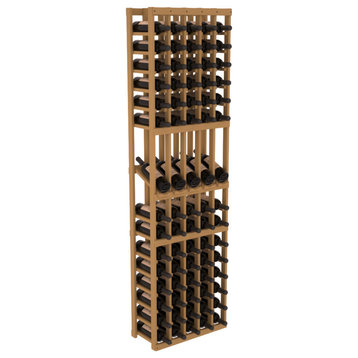 5 Column Display Row Wine Cellar Kit, Pine, Oak
