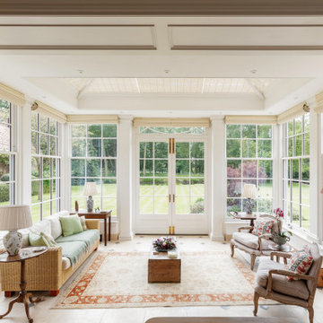 Georgian Country House Extended with a Beautiful Orangery