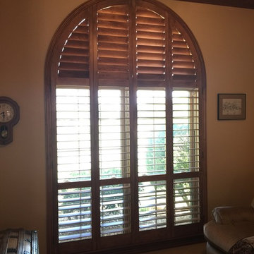 Arch Top Plantation Shutters - Richardson, Texas