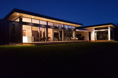 Example of a trendy exterior home design in Christchurch