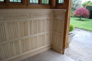 Bleached Oak Panelled Porch