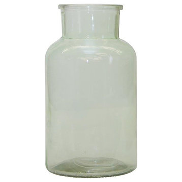 Vase, Set of 2, 10.25"H Glass