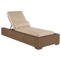 Emma Mason Signature Ridge Extend Outdoor Florence Wicker Chaise Lounge