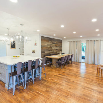 Walnut Creek General Remodeling - Kitchen - living fireplace