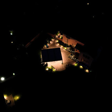 Night Drone Shot