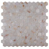 A301 Hexagon Mother Of Pearl Shell Backsplash Mosaic Tiles Home Walls Tile Decor