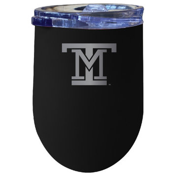 Montana Tech 12 oz Insulated Wine Stainless Steel Tumbler Black