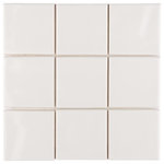 Merola Tile - Twist Square Soft Cream Ceramic Wall Tile - An enriched version of standard subway tile, our Twist Square Soft Cream Ceramic Mosaic Wall Tile has the allure of classic style, but with a refreshingly modern twist. With slight undulation and a smooth glossy finish, this tile offers an appearance that is retro, futuristic and timeless all in one. It is subtle enough to seamlessly fit alongside various designs, while still interesting enough to stand out. This tile is tastefully smaller for a distinctive, unexpected element that will fit just about any style and space. These ceramic square pieces are arranged on an interlocking mesh backing in order to provide convenient installation. If desired, pieces may be removed and installed individually. It is great as a cohesive look or paired with other products in the Twist Collection. Intended for interior wall use, this tile is an excellent selection for backsplashes, fireplace facades and accent walls. Tile is the better choice for your space. This tile is made from natural ingredients, making it a healthy choice as it is free from allergens, VOCs, formaldehyde and PVC.
