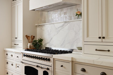 Example of a transitional kitchen design in San Francisco