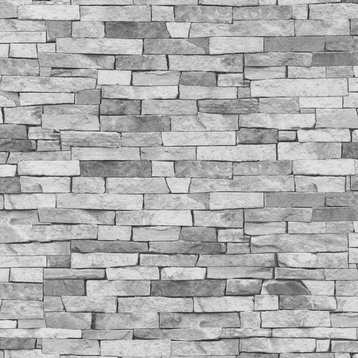 Modern Non-Woven Wallpaper For Accent Wall - 05546-20 Stone Wallpaper, 3 Rolls