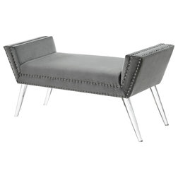 Midcentury Upholstered Benches by Inspired Home