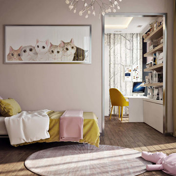 3ds max Architectural Visualization For Child’s Bedroom