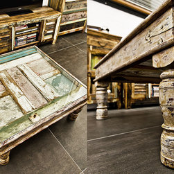 Reclaimed Wood Furniture from Crete - コーヒーテーブル・アクセントテーブル