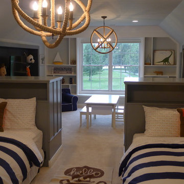 Boys bedroom with playroom
