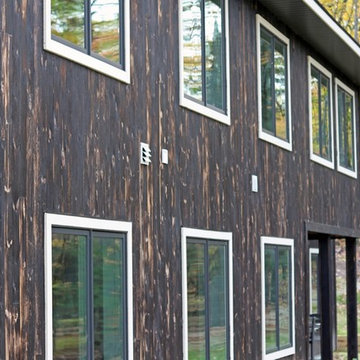 Rennie Lake Charred Wood Siding - New Build