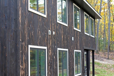 Rennie Lake Charred Wood Siding - New Build