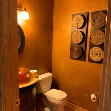 Before: Dark & Moody Powder Room