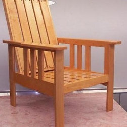 Solid American Hardwood Mission Chair - Living Room Chairs