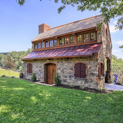 Traditional Rustic Residential Home - Landscaping Stones And Pavers