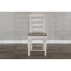 Sunny Designs Westwood Village 24" Wood Ladderback Barstool in Taupe Off White