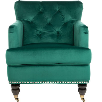 Colin Chair, Emerald, Espresso