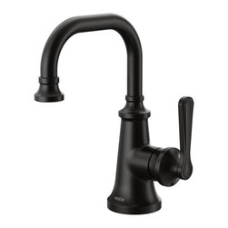 Colinet Matte Black One-Handle High Arc Bathroom Faucet - Bathroom Sink Faucets