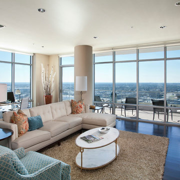 Dallas High Rise Condo Interior Design
