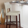 24 in. Faux Leather Counter Stool w Vinyl Seat