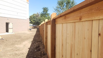 Commercial 6 ft Cedar Privacy Fence