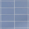 Tori Border Blue 4"x8" Matte Ceramic Wall Tile