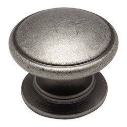 Cosmas - Cosmas 4702WN Weathered Nickel Cabinet Round Knob, 1-1/4" Diameter, Set of 25 - Cabinet And Drawer Knobs