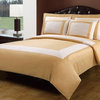 RT 10PC Gold Egyptian Cotton Hotel Down Alternative Bed in a Bag
